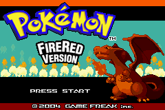 Pokemon Fire Red - Generations (v1.5) Title Screen